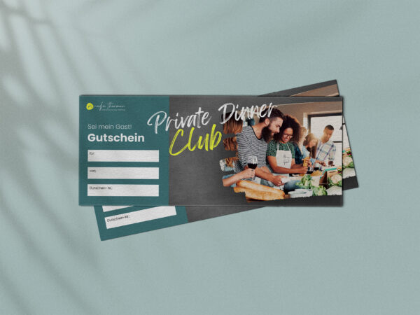 Gutschein Private Dinner Club - Gast